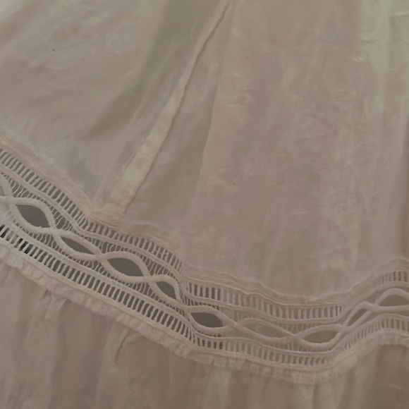 💗Z&L eyelet white blouse size S regencycore - Picture 7 of 12